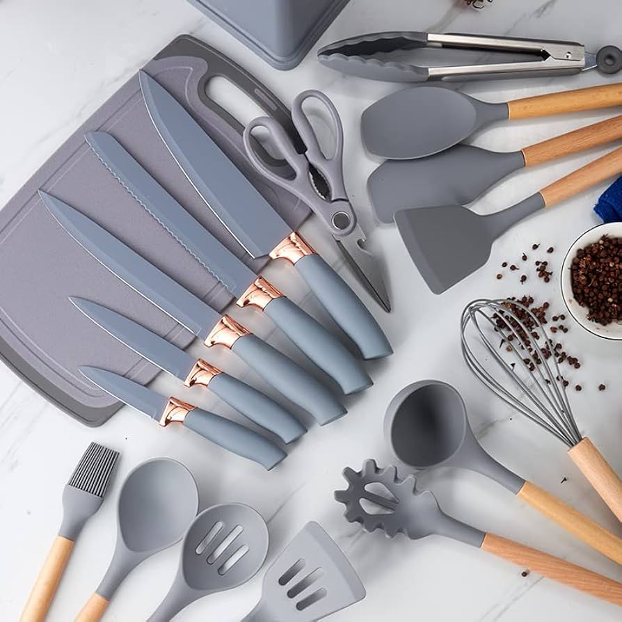 Kit de Cocina 19 en 1: Completo, Versátil y ¡A un precio Increíble!