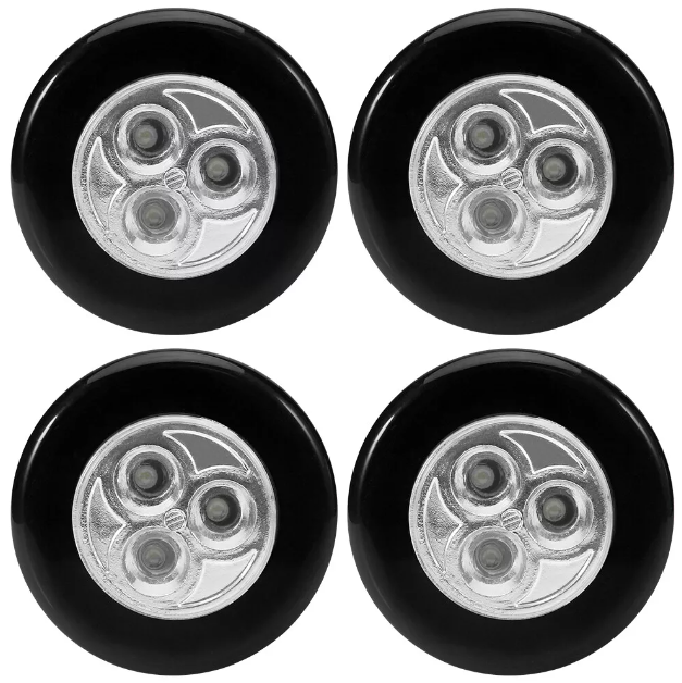 Set de 4 Lámparas Autoadhesivas Portátiles Sin Cables Promo 4pcs