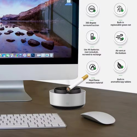 Cenicero Antihumo, transforma tu casa, auto o oficina en un lugar con menos humo